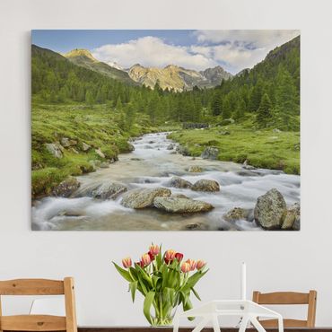 Canvas schilderijen Debanttal Hohe Tauern National Park