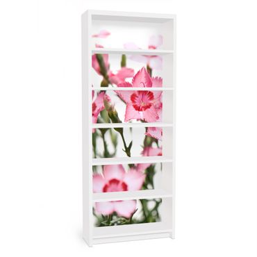Meubelfolie IKEA Billy Boekenkast Pink Flowers
