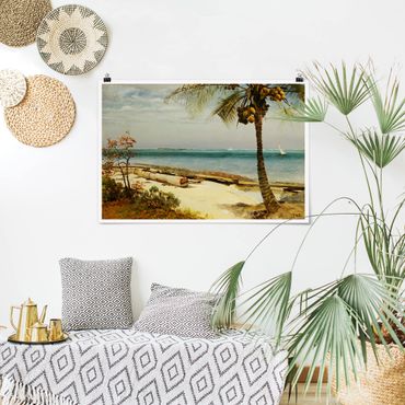 Posters Albert Bierstadt - Tropical Coast