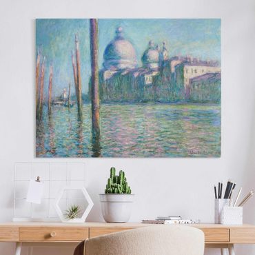 Canvas schilderijen - Claude Monet - The Grand Canal