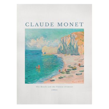 Canvas schilderijen - Claude Monet - The Beach