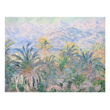 Canvas schilderijen - Claude Monet - Palm Trees at Bordighera