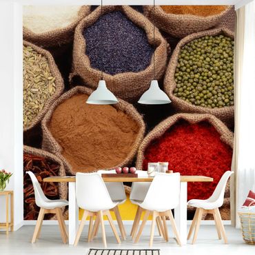Fotobehang Colourful Spices