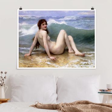 Posters William Adolphe Bouguereau - The Wave