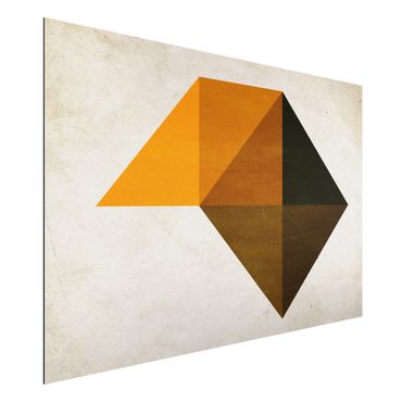 Aluminium Dibond schilderijen Geometrical Trapezoid