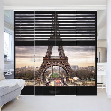 Schuifgordijnen Window Blinds View - Eiffel Tower Paris