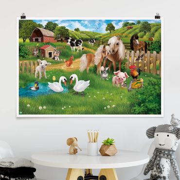 Posters Animal Club International - Farm Animals