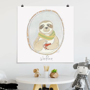 Posters Caffeinated Sloth