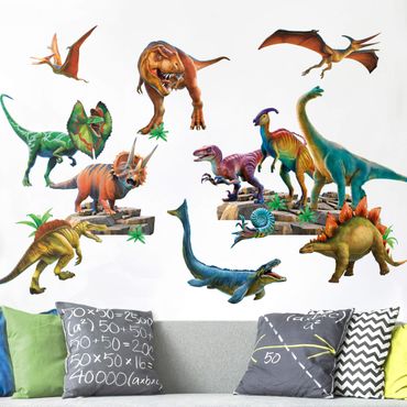 Muurstickers Dinosaur Mega Set