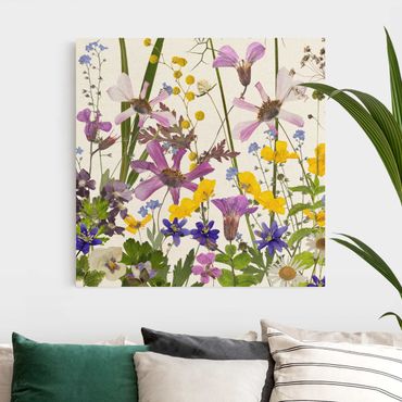Natuurlijk canvas schilderijen Fragrant Flower Meadow