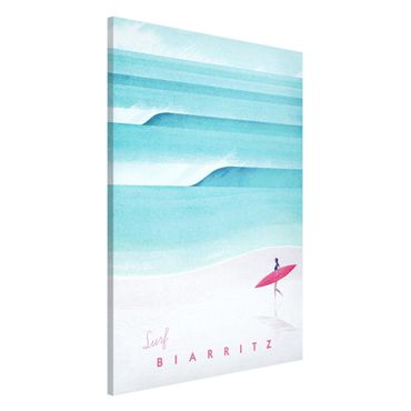 Magneetborden Travel Poster - Biarritz