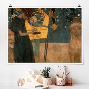 Posters Gustav Klimt - Music