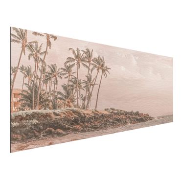 Aluminium Dibond schilderijen Aloha Hawaii Beach