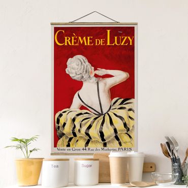 Stoffen schilderij met posterlijst Leonetto Cappiello - Crème De Luzy