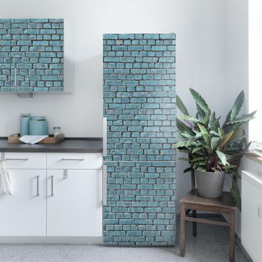 Meubelfolien Brick Tiles Turquoise