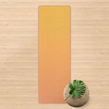 Yogamat kurk Colour Gradient Orange