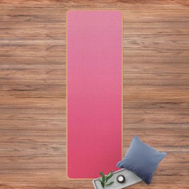 Yogamat kurk Colour Gradient Pink