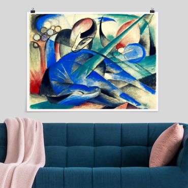 Posters Franz Marc - Dreaming Horse
