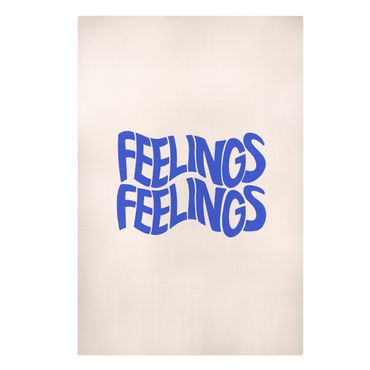 Canvas schilderijen - Feelings Blue