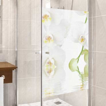 Raamfolie Spa Orchid - White Orchid