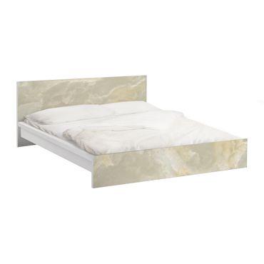 Meubelfolie IKEA Malm Bed Onyx Marble Cream