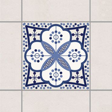 Tegelstickers Mediterranean tile ornament