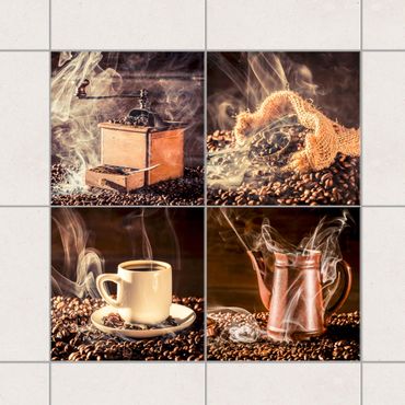 Tegelstickers Coffee - Steam