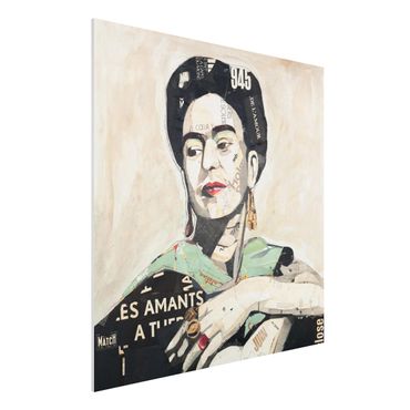 Forex schilderijen Frida Kahlo - Collage No.4