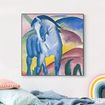 Verwisselbaar schilderij - Franz Marc - Blue Horse