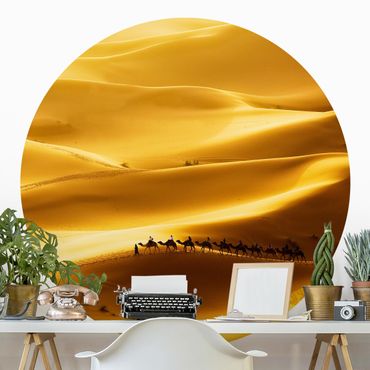 Behangcirkel Golden Dunes