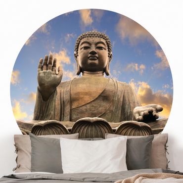 Behangcirkel Big Buddha