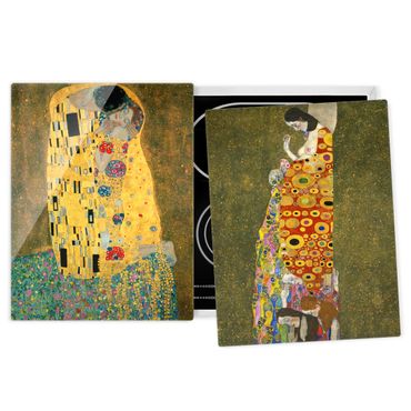Kookplaat afdekplaten Gustav Klimt - Kiss And Hope