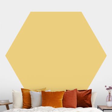 Hexagon Behang Honey