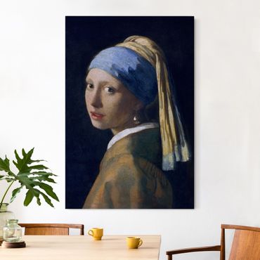 Akoestisch schilderij - Jan Vermeer Van Delft - Girl With A Pearl Earring