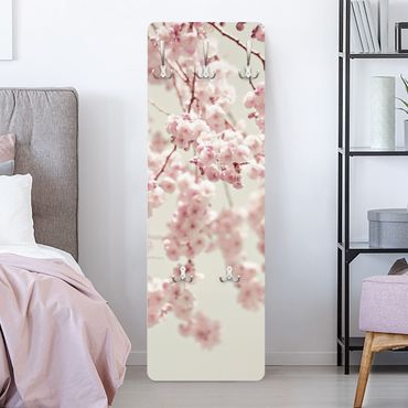 Wandkapstokken houten paneel Dancing Cherry Blossoms