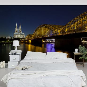 Fotobehang Cologne At Night