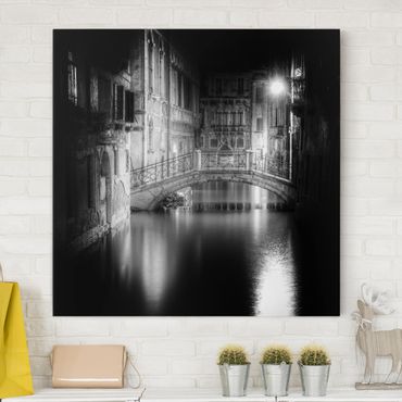 Canvas schilderijen Bridge Venice
