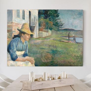Canvas schilderijen Edvard Munch - Evening