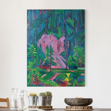 Canvas schilderijen Ernst Ludwig Kirchner - Quarry in the Wild