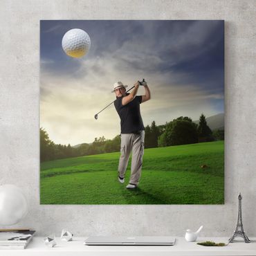 Canvas schilderijen Golf Club Paradise