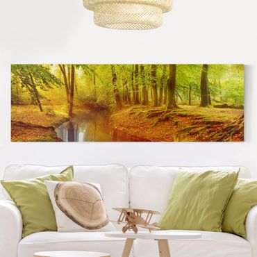 Canvas schilderijen Autumn Forest