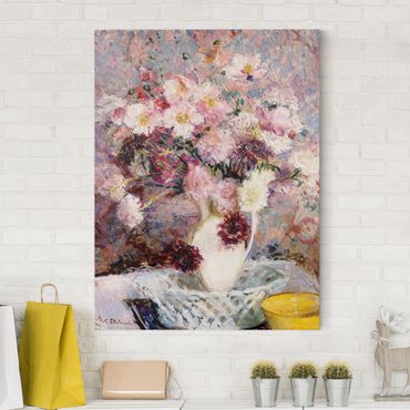Canvas schilderijen Jacques-Emile Blanche - Bunch of flowers