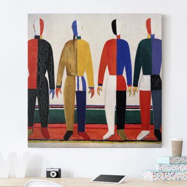 Canvas schilderijen Kasimir Malewitsch - The Athletes
