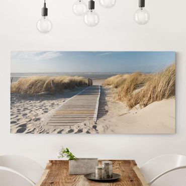 Canvas schilderijen Baltic Sea Beach