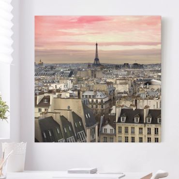 Canvas schilderijen Paris Up Close