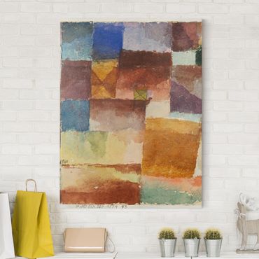 Canvas schilderijen Paul Klee - In the Wasteland
