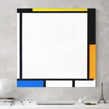 Canvas schilderijen Piet Mondrian - Composition II