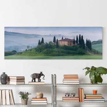 Canvas schilderijen Sunrise In Tuscany
