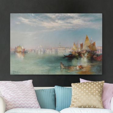 Canvas schilderijen Thomas Moran - Grand Canal, Venice