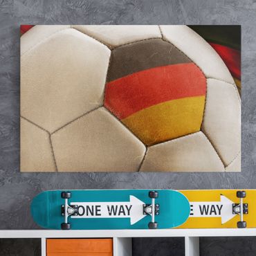 Canvas schilderijen Vintage Football Germany